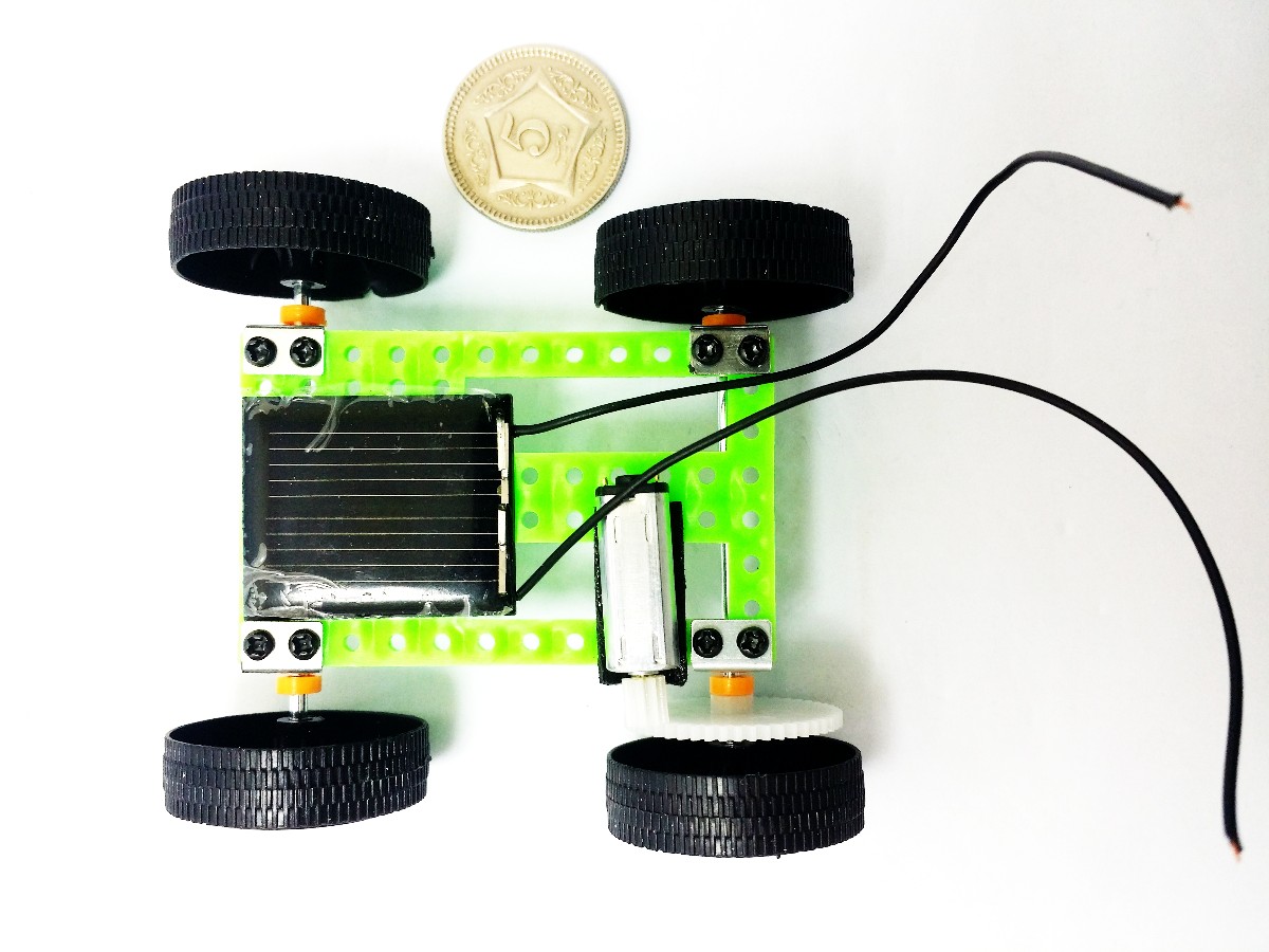 solar powered mini car DIY science kit STEMP kids Science